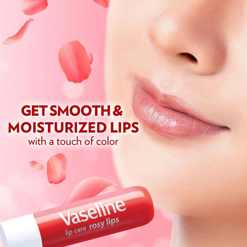 Vaseline Rose Lips Lip Care Balm 4.8g