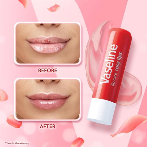Vaseline Rose Lips Lip Care Balm 4.8g