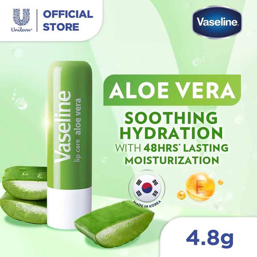 Vaseline Aloe Vera Lip Therapy Lip Balm 4.8g