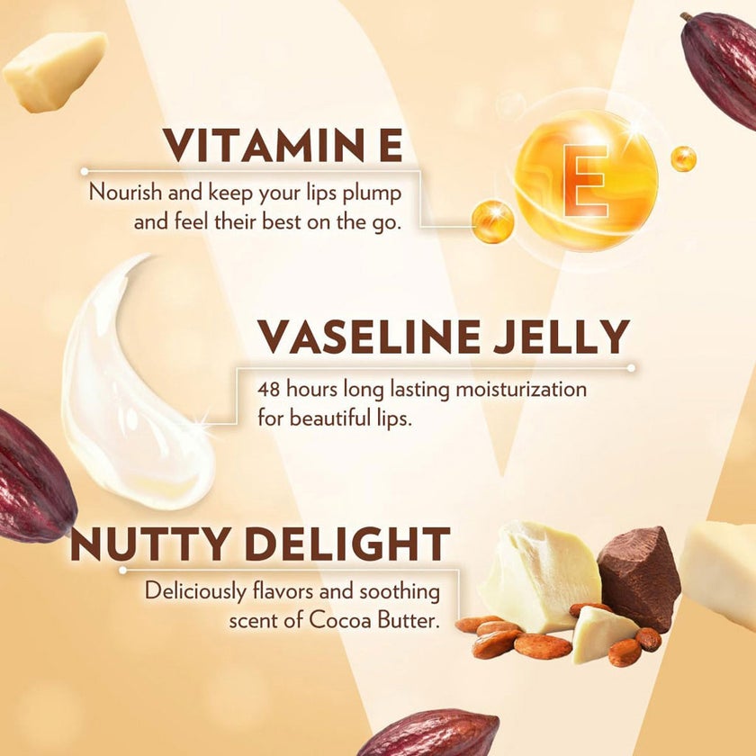 Vaseline Cocoa Butter Lip Therapy Lip Balm 4.8g