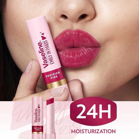 Vaseline Emily In Paris Tinted Lip Balm 3g - Parisian Pink