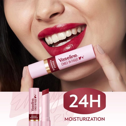 Vaseline Emily In Paris Tinted Lip Balm 3g - Rouge Romance