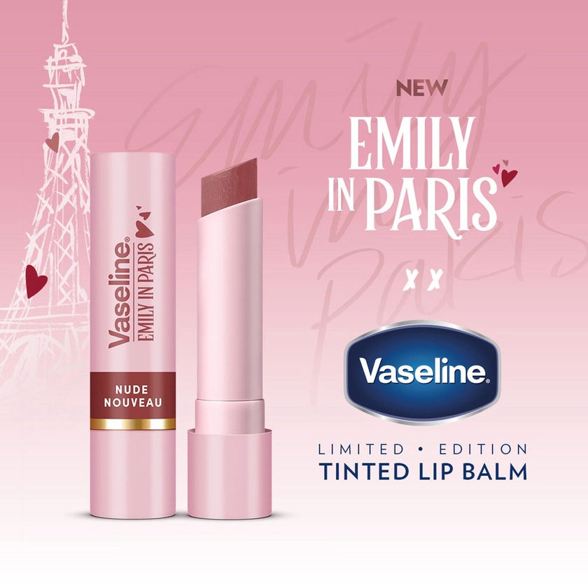 Vaseline Emily In Paris Tinted Lip Balm 3g - Nude Nouveau