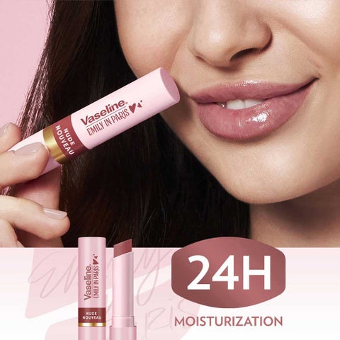 Vaseline Emily In Paris Tinted Lip Balm 3g - Nude Nouveau