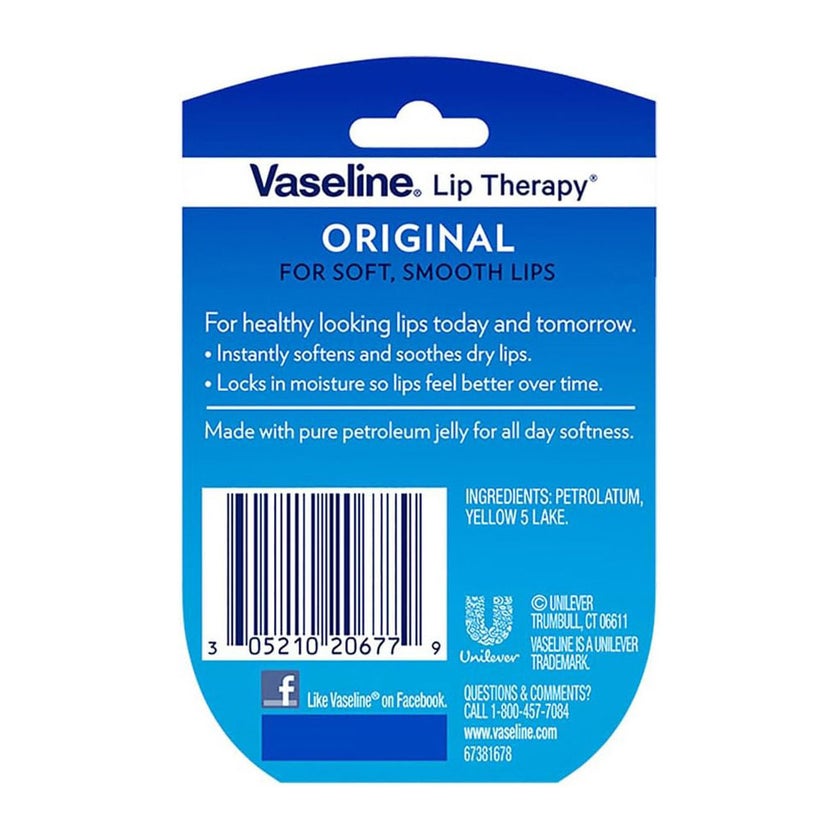 Vaseline Original Lip Therapy Balm 7g
