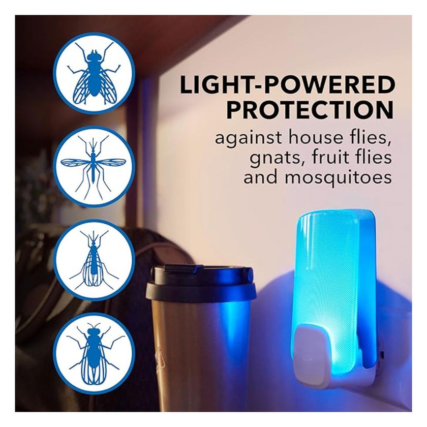 Raid Essentials Flying Insect Light Trap 1 Plug-In Device +1 Cartridge