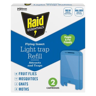 Raid Essentials Flying Insect Light Trap Refill Cartridges, Pack of 2’s