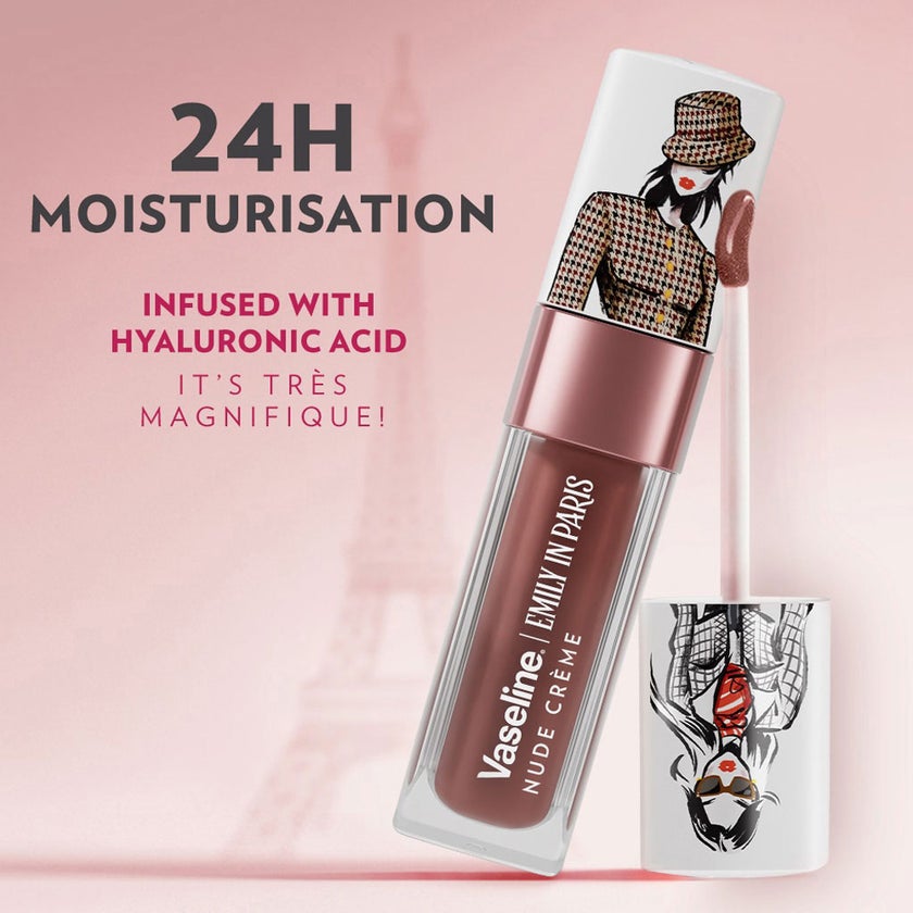 Vaseline Emily In Paris Tinted Lip Oil 4g - Nude Crème
