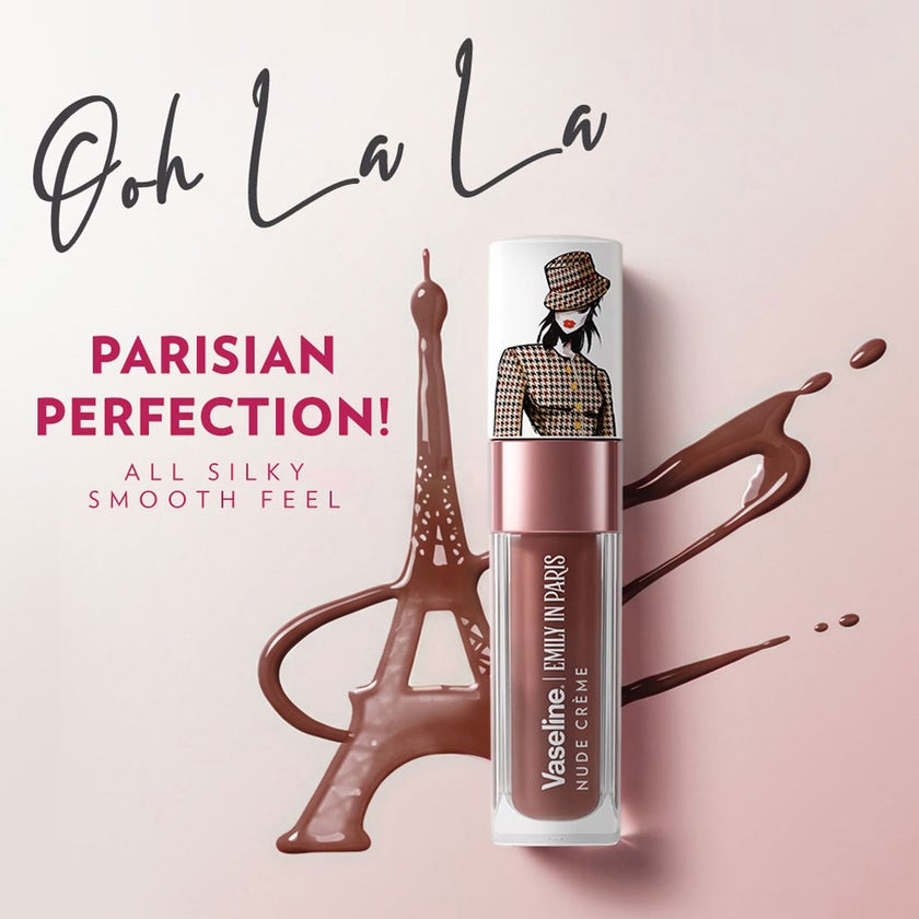 Vaseline Emily In Paris Tinted Lip Oil 4g - Nude Crème