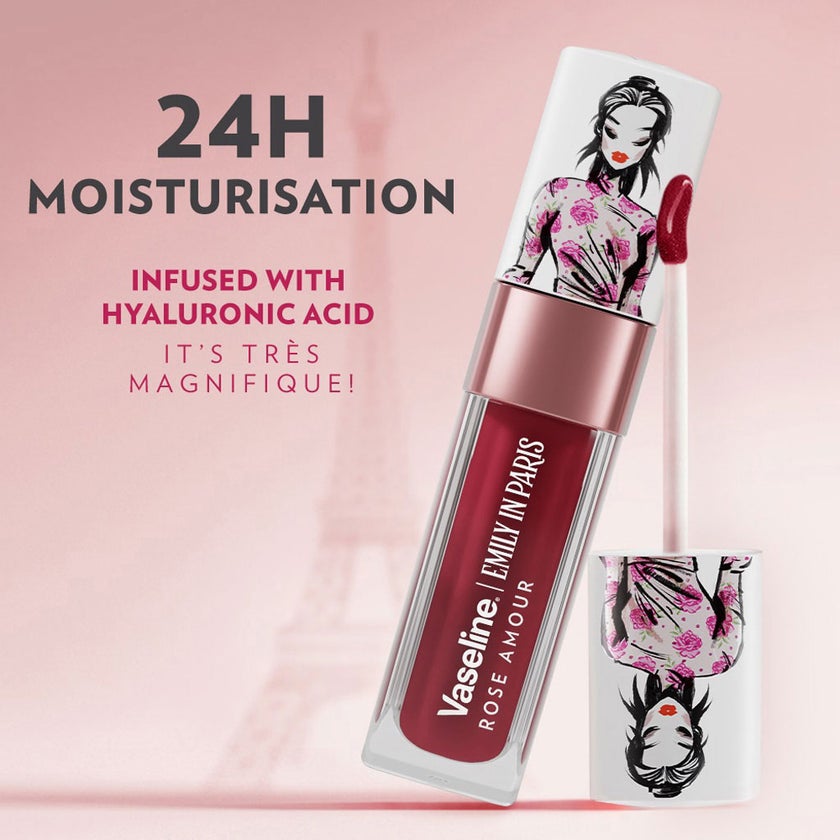 Vaseline Emily In Paris Tinted Lip Oil 4g - Rose Amour