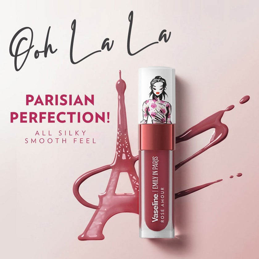 Vaseline Emily In Paris Tinted Lip Oil 4g - Rose Amour