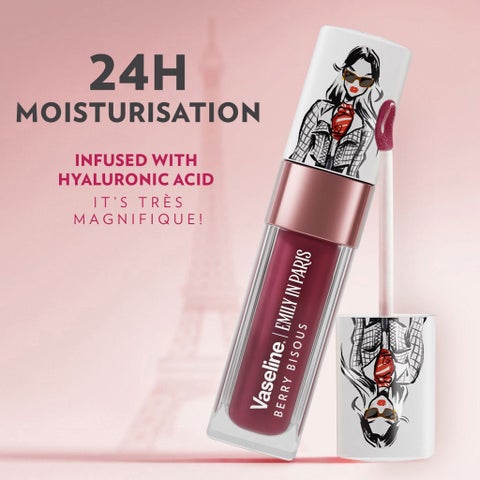 Vaseline Emily In Paris Tinted Lip Oil 4g - Berry Bisous