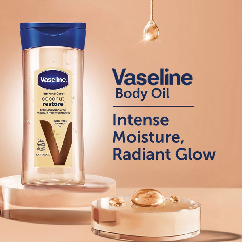 Vaseline Coconut Restore Replenishing Body Oil 200ml