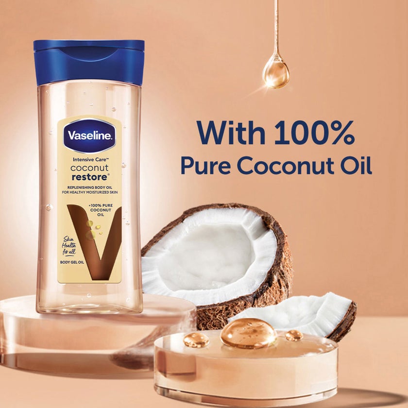 Vaseline Coconut Restore Replenishing Body Oil 200ml