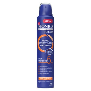 Deonica Max 5-In-1 Protection Anti-Perspirant Spray For Men 200ml
