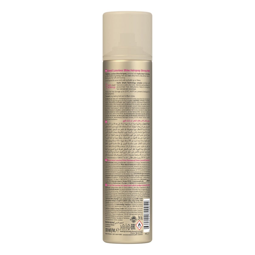 Sowell Luxurious Shine Strong Hold #4 Hairspray 300ml