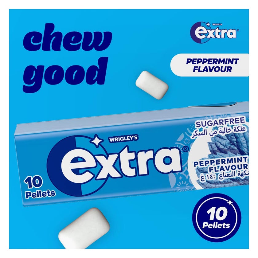 Wrigley's Extra Peppermint Gum Pack of 10's