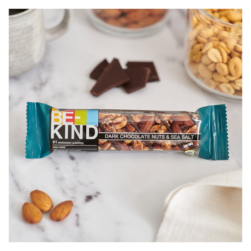 Be-Kind Dark Chocolate Nuts & Sea Salt Bar 40g