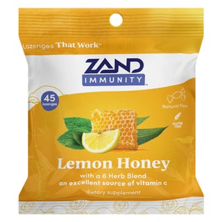 Zand Immunity Lemon Honey Lozenges, Pack of 45's