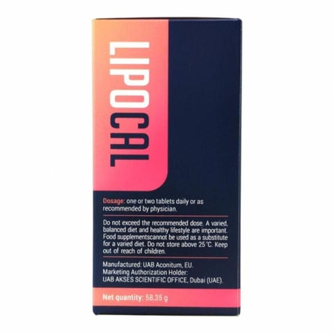 Lipocal Liposomal Calcium 400mg Chewable Tablets - 30 Tablets