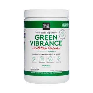 Vibrant Health Green Vibrance +25 Billion Probiotics Powder 330g, 30 servings