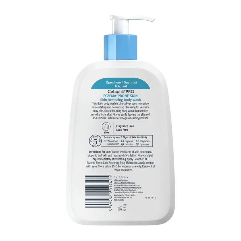 Cetaphil PRO Eczema Prone Skin Restoring Body Wash 236ml