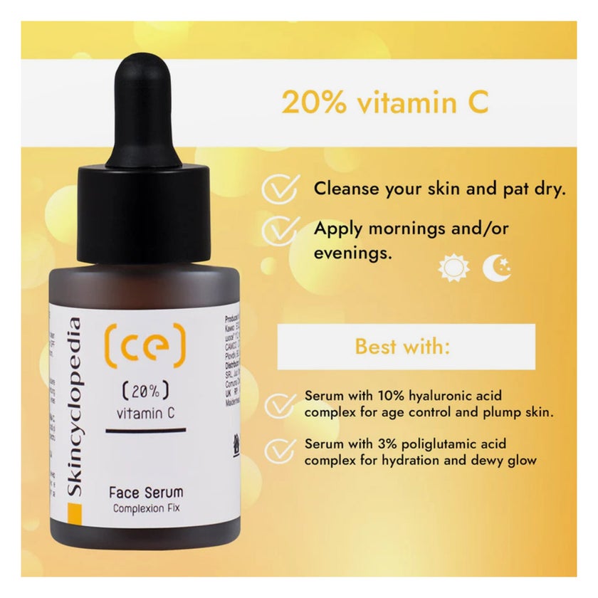 Skincyclopedia 20% Vitamin C Complexion Fix Serum 30ml