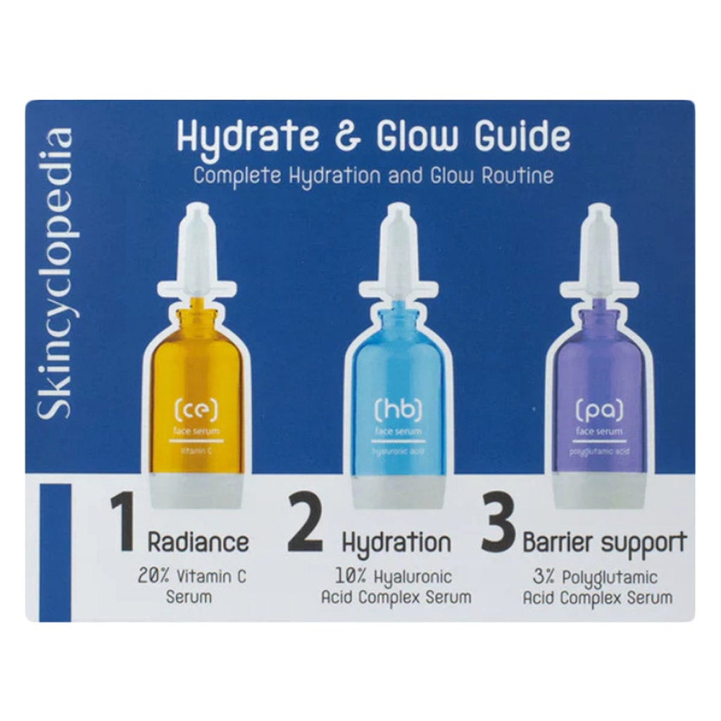 Skincyclopedia Hydrate & Glow Guide Set 15ml x 3 - myAster