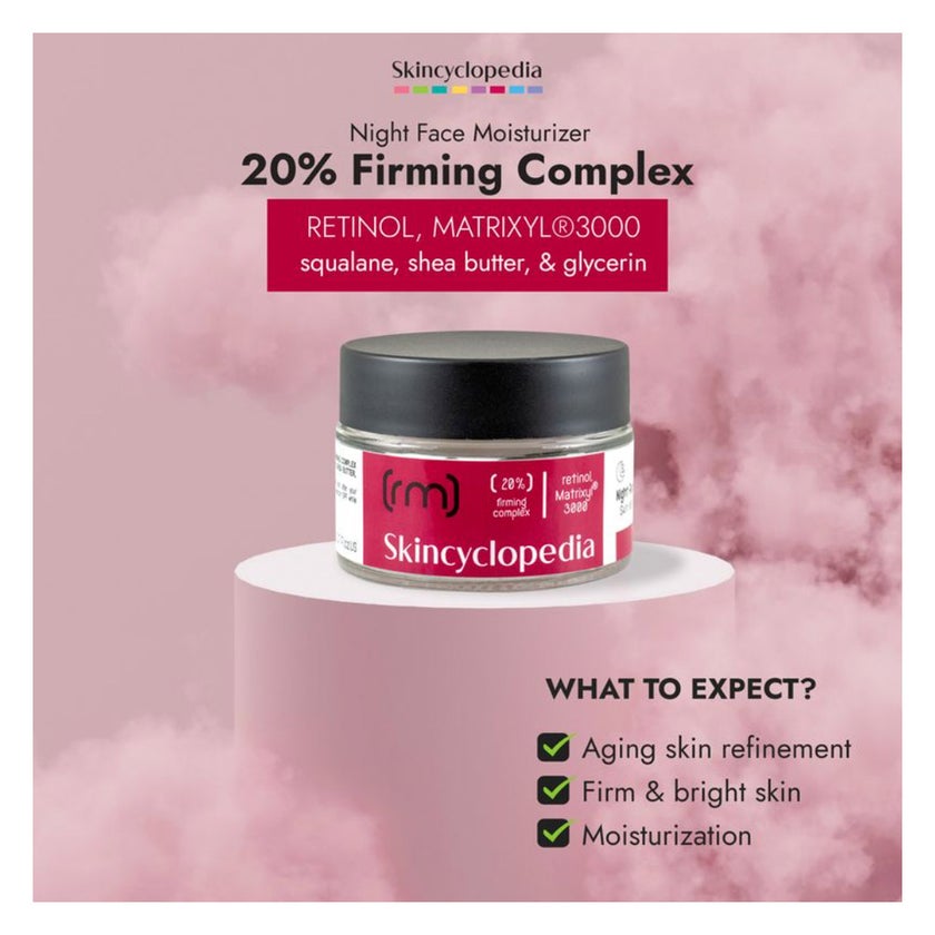 Skincyclopedia 20% Retinol + Matrixyl 3000 Firming Complex Cream 50ml