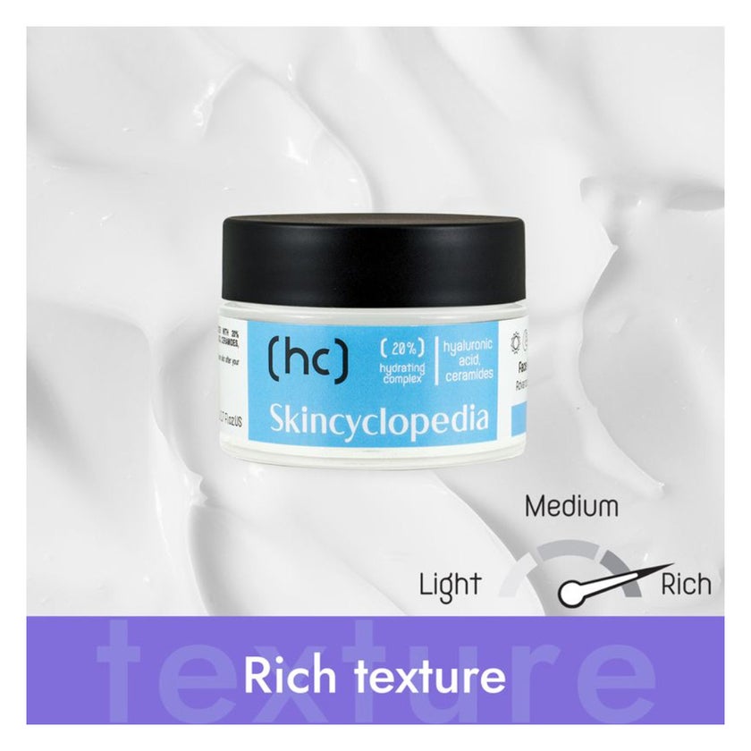 Skincyclopedia 20% Hyaluronic Acid + Ceramides Hydrating Cream 50ml