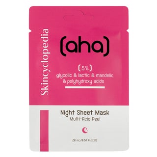 Skincyclopedia 5% AHA + PHA Multi Acid Night Face Sheet Mask 20ml
