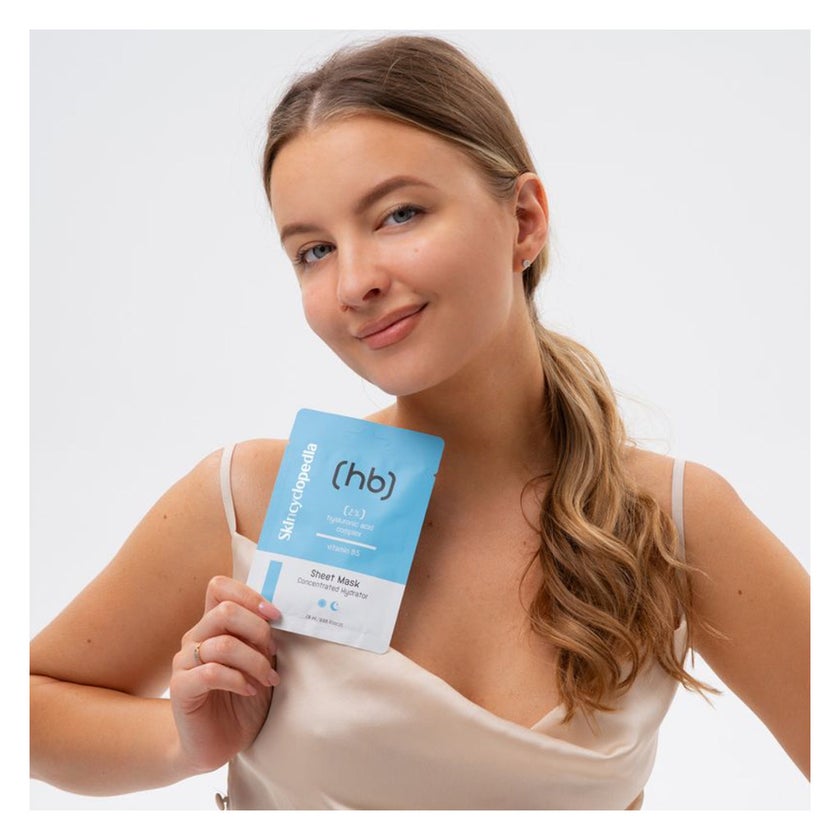 Skincyclopedia 2% Hyaluronic Acid Complex + Vitamin B5 Sheet Mask 20ml