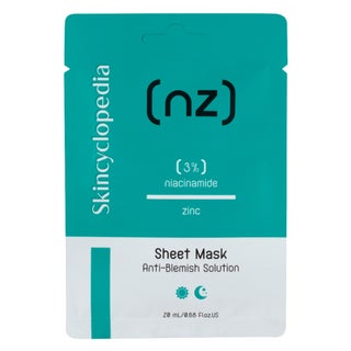 Skincyclopedia 3% Niacinamide + Zinc Anti Blemish Sheet Mask 20ml