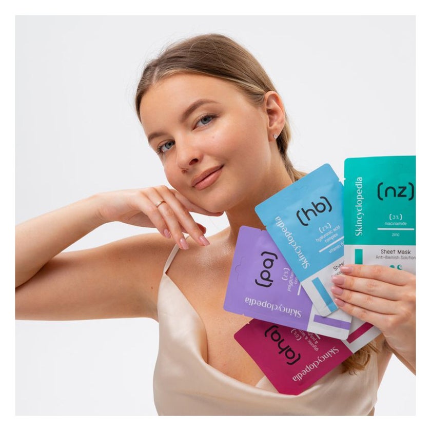 Skincyclopedia 3% Niacinamide + Zinc Anti Blemish Sheet Mask 20ml