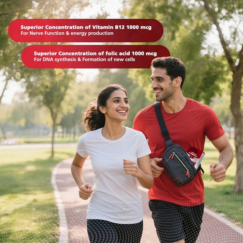 Eva Pharma Limitless B Complex Oral Dispersible Films, Pack of 30's