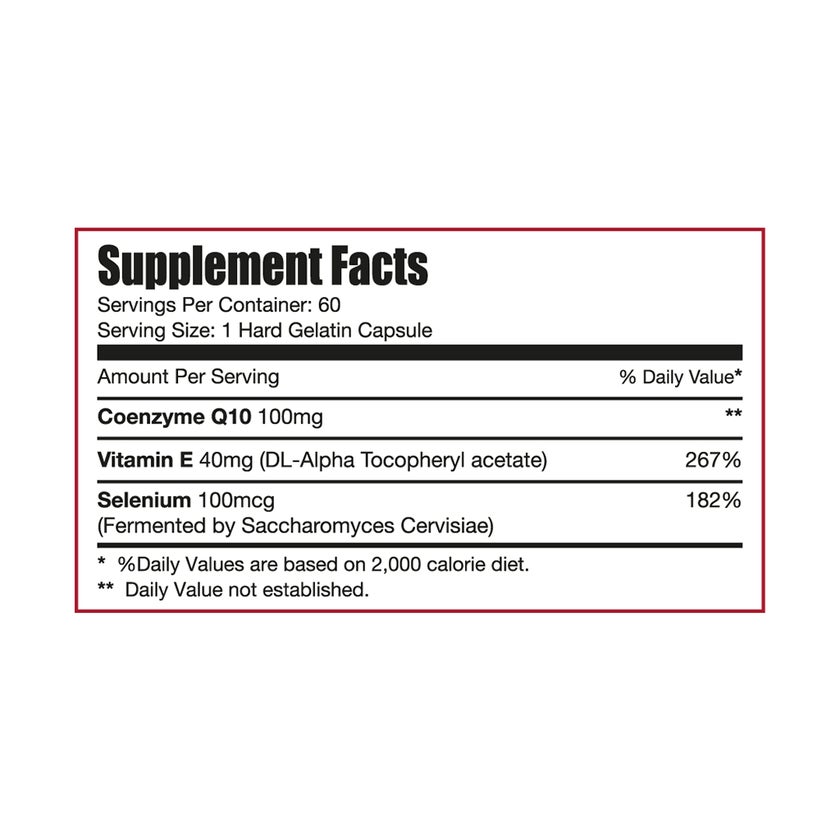 Eva Pharma Limitless CoQ10 100mg Capsules, Pack of 60's