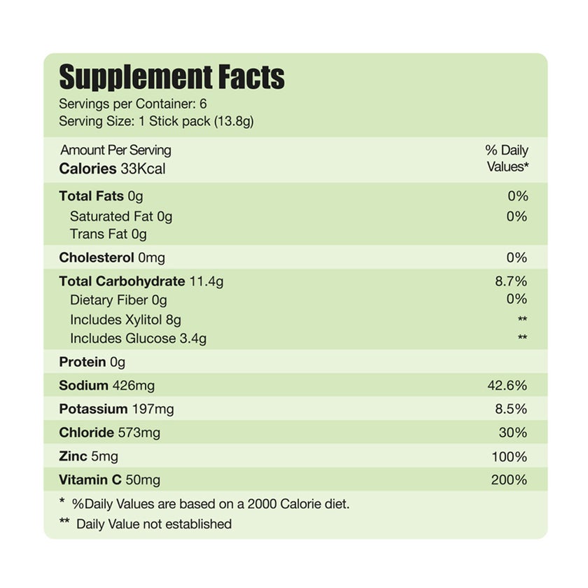 Eva Pharma Limitless Watermelon Hydrate Kids Electrolyte Sticks, Pack of 6's