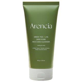 Arencia Green Tea + LHA Deep Pore Rice Cake Cleanser 150g