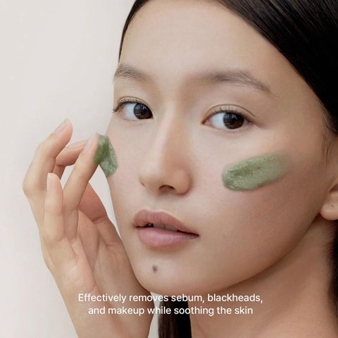 Arencia Green Tea + LHA Deep Pore Rice Cake Cleanser 150g