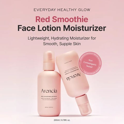 Arencia Red Smoothie Lotion 5 With 5% Niacinamide & Collagen 200ml