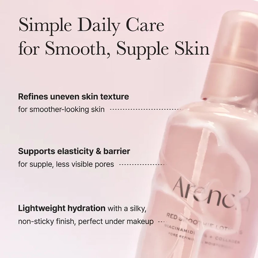 Arencia Red Smoothie Lotion 5 With 5% Niacinamide & Collagen 200ml