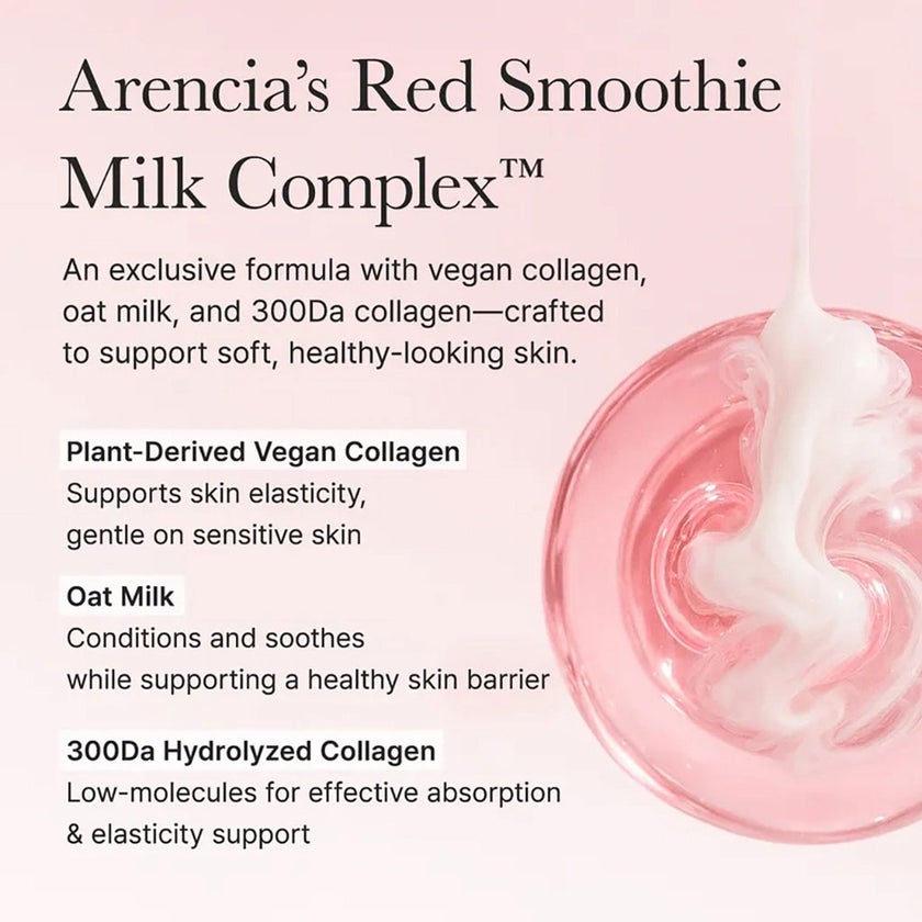 Arencia Red Smoothie Lotion 5 With 5% Niacinamide & Collagen 200ml