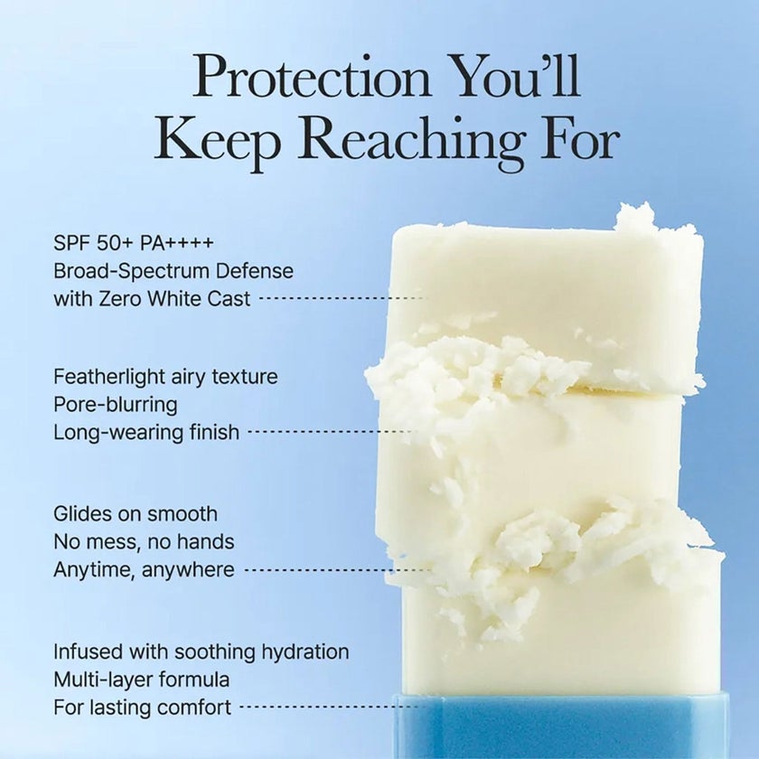 Arencia Cloud SPF50+ PA++++ Sun Stick With Hyaluronic Acid 18g