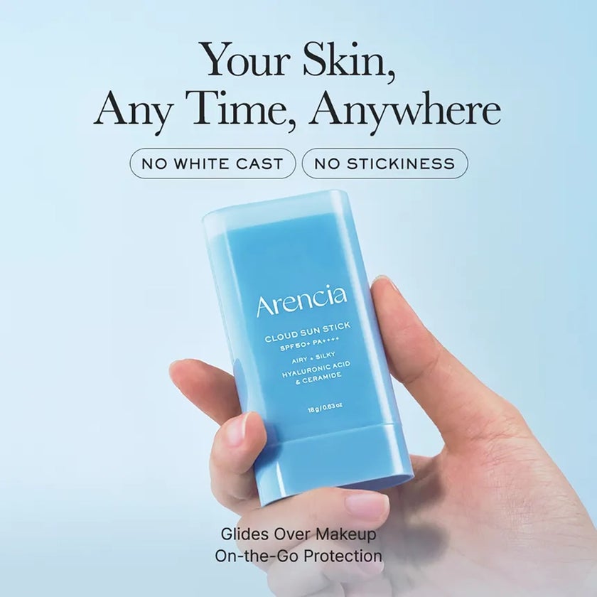 Arencia Cloud SPF50+ PA++++ Sun Stick With Hyaluronic Acid 18g