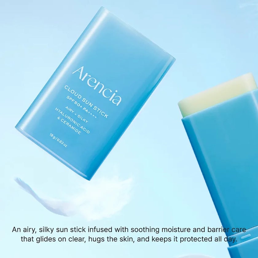 Arencia Cloud SPF50+ PA++++ Sun Stick With Hyaluronic Acid 18g