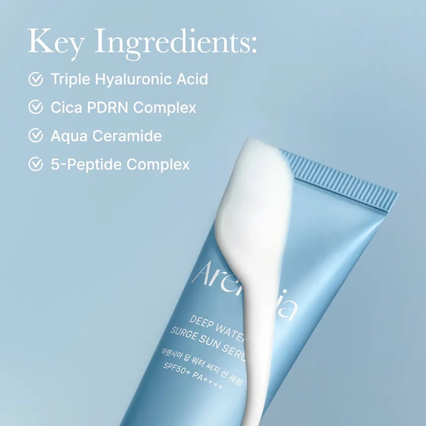 Arencia Deep Water Surge SPF50+ PA++++ Sun Serum 50ml