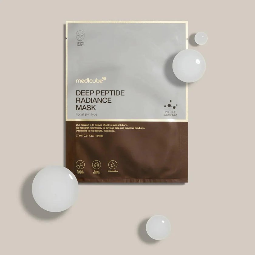 Medicube Deep Peptide Radiance Face Sheet Mask 27ml