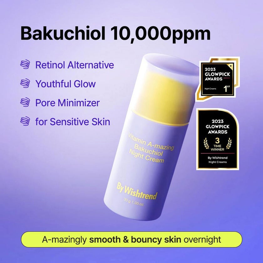 By Wishtrend Vitamin A-mazing Bakuchiol Night Cream 30g