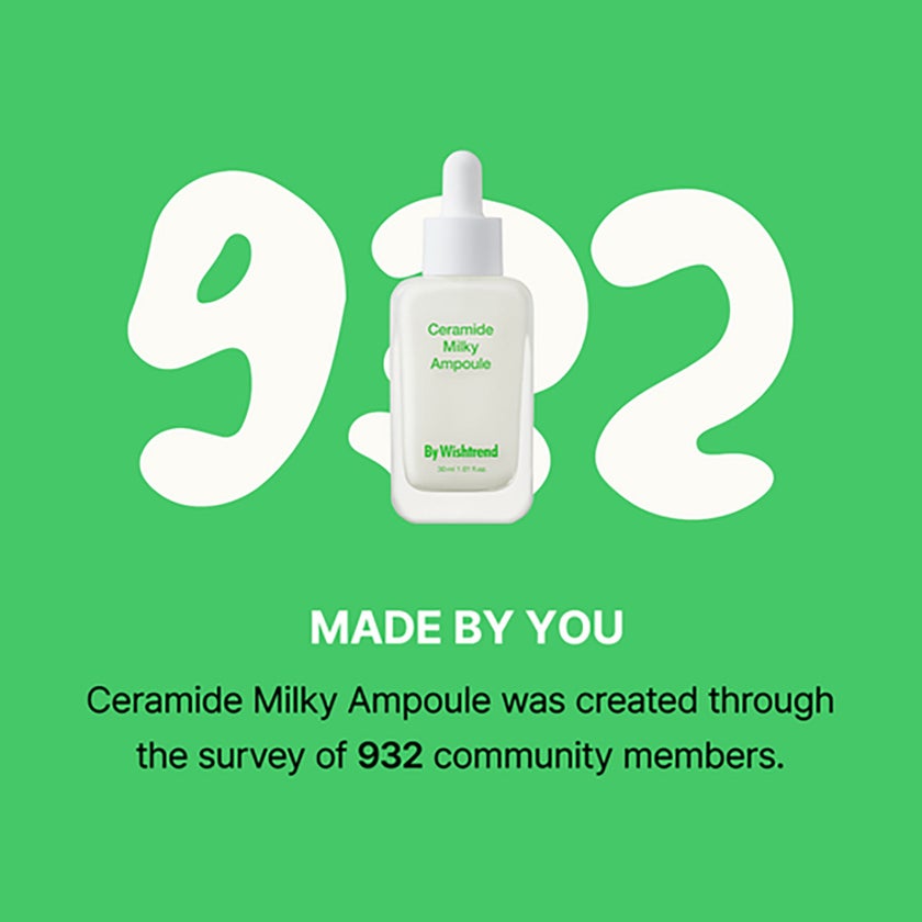 By Wishtrend Ceramide Milky Ampoule 30ml