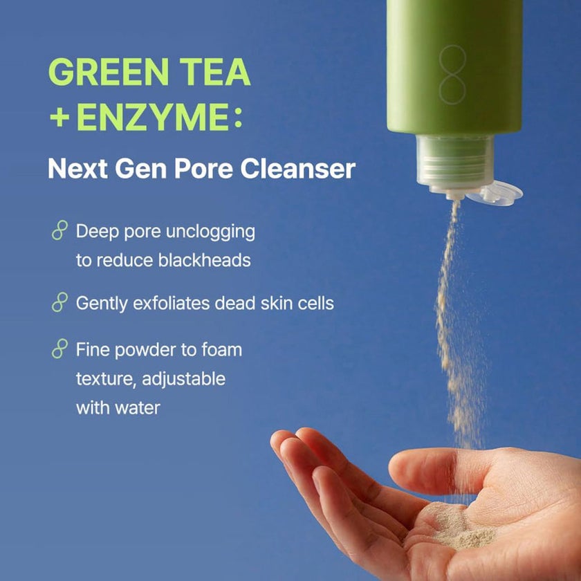 By Wishtrend Green Tea & Enzyme Powder Face Wash 110g